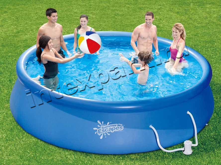 Р21-1236 Надувной бассейн 365х91 см Summer Escapes Easy Set Pool 